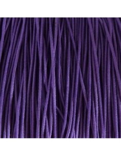 Elastique 1,2mm rond violet pour création bijoux 2