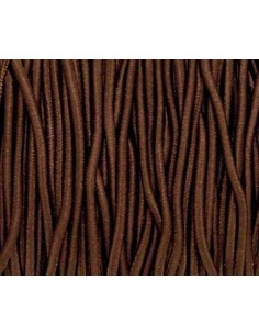 Elastique rond marron 1,8mm pour masque 2