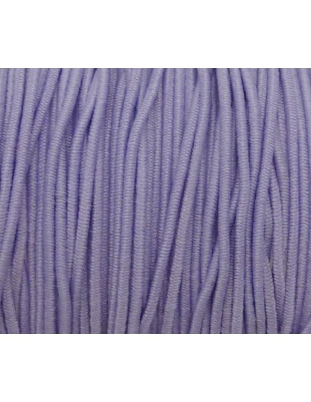 Fil élastique 1mm parme pour création DIY