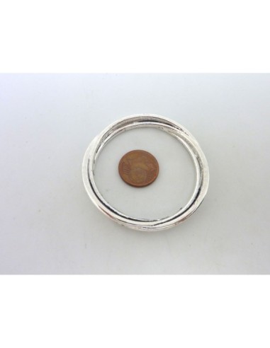 R-Anneau connecteur torsadé irrégulier 49mm...