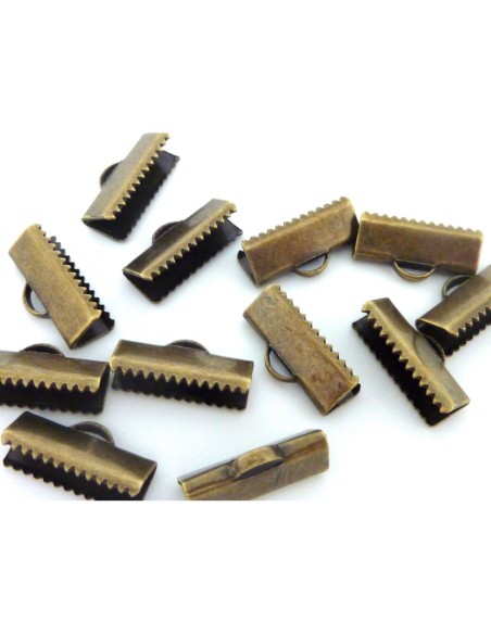 Serre ruban bronze 16mm pour création DIY