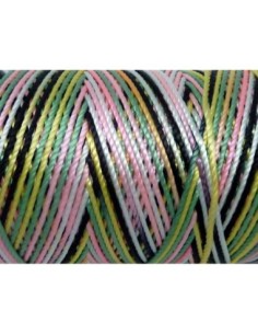 5m fil cordon nylon 0,8mm multicolore blanc, noir, rose,...