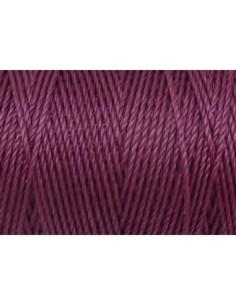 5m Fil polyester ciré 0,8mm de couleur framboise