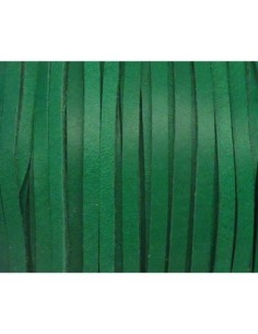 Lanière cuir 3mm vert