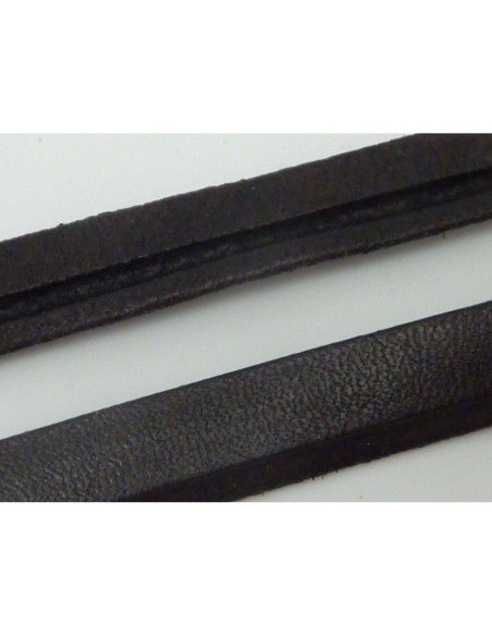 Lanière cuir réversible 12mm