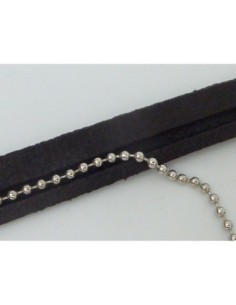 Lanière cuir réversible 12mm 2
