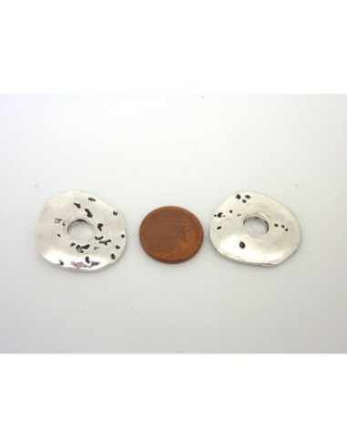 Anneau connecteur 23mm pendentif irrégulier...