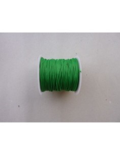 5m cordon polyester, nylon tressé vert 0,8mm - SHAMBALLA