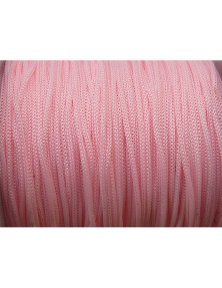 Fil polyester rose pour création DIY