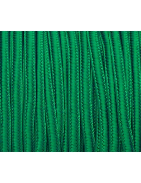 R-5m Ruban Soutache, plat 4mm de couleur vert émeraude satinéR-