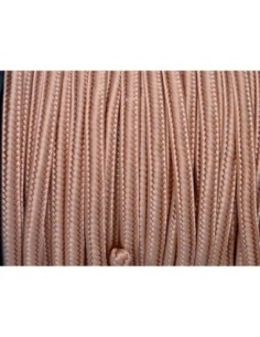5m Ruban Soutache, plat 4mm de couleur vieux rose pâle satiné