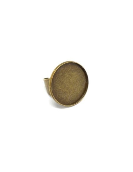 Support cabochon bague 25mm