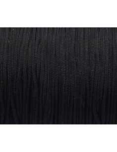 Fil nylon tressé noir 0,8mm pas cher 2