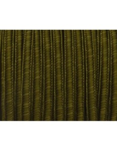 R-5m Ruban Soutache, plat 4mm de couleur vert kaki satiné