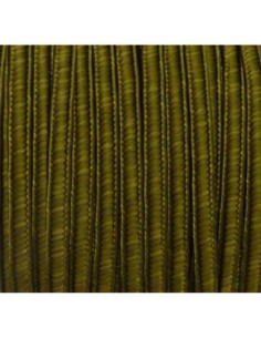 R-5m Ruban Soutache, plat 4mm de couleur vert kaki satiné 2