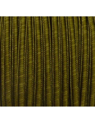 R-5m Ruban Soutache, plat 4mm de couleur vert...