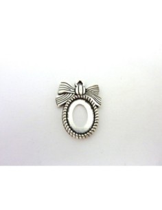 4 Supports cabochon ovale noeud pour cabochon de 10 X...