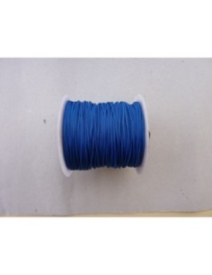 5m cordon polyester 0,8mm bleu électrique - Shamballa