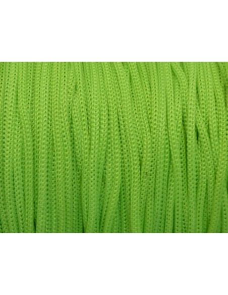Fil nylon tressé vert fluo