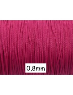Fil nylon tressé fuchsia pas cher