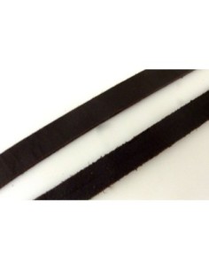 1m Cuir plat largeur 9,9mm de couleur marron foncé, brun...