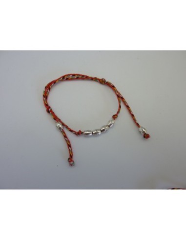 1m Fil polyester, nylon tressé 1,7mm multicolore