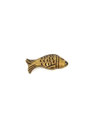 Pendentif poisson bronze pour création DIY