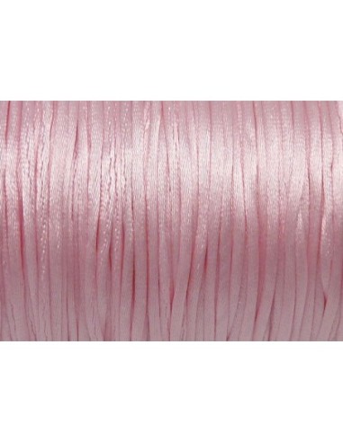 Cordon Queue de rat 1mm rose pâle pour création DIY
