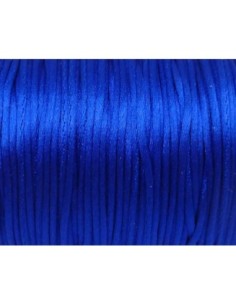 Cordon Queue de rat 1mm bleu roi brillant ficelle chinoise 2
