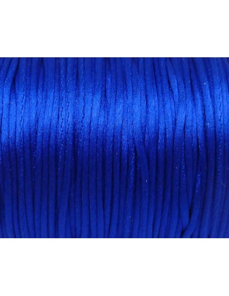 Ficelle chinoise 1mm bleu roi brillant ficelle chinoise