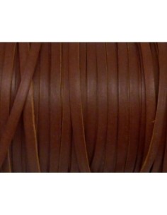 R-1m de lanière cuir plat 3mm de couleur marron, très fin...
