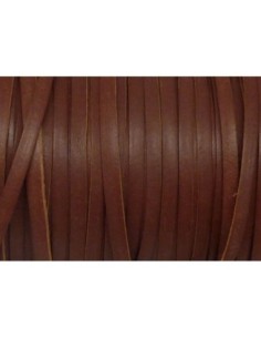 R-1m de lanière cuir plat 3mm de couleur marron, très fin... 2