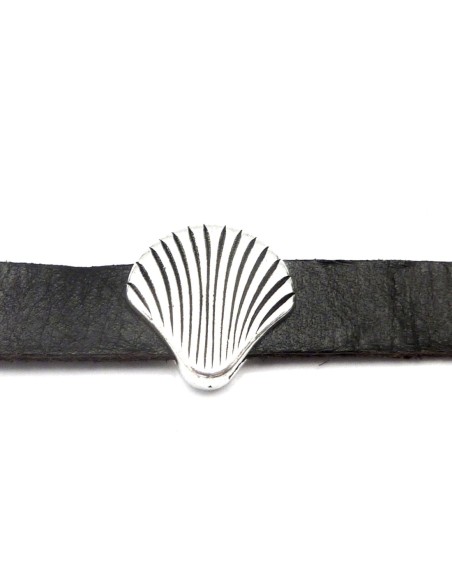 Perle passant coquille saint jacques