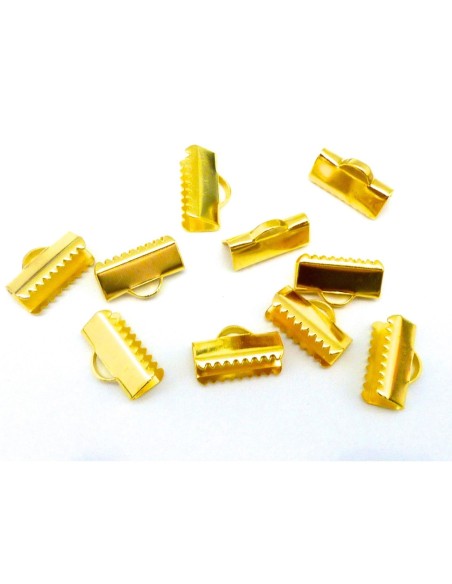 Serre ruban de 13mm en métal doré