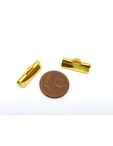 Embout griffe 16mm doré en métal