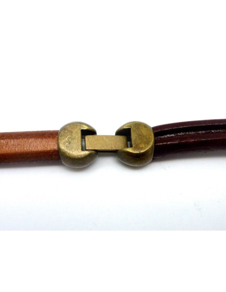 Fermoir clip bronze pour bijoux