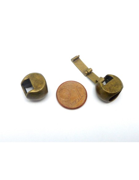 Fermoir clip bronze pas cher