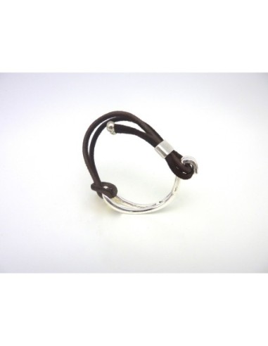 Intercalaire, demi jonc crochet 6cm pour cordon...