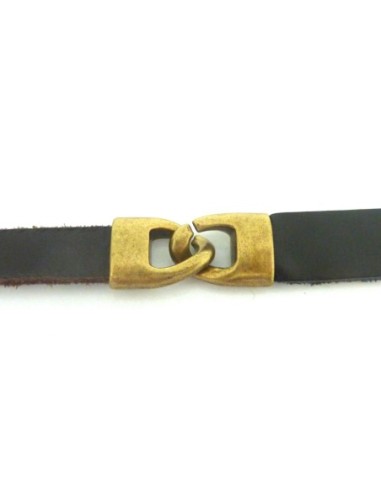 R-Fermoir crochet pour lanière cuir 10-12mm en...