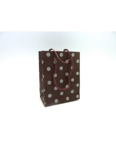 Pochette cadeaux 11,5 x 14,5cm marron foncé à...