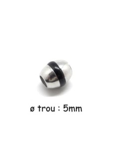 Fermoir aimanté pour cuir de 5mm