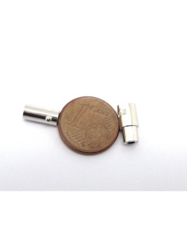 R-Lot de 5 Fermoirs aimanté embout rond pour...