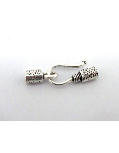 Fermoir crochet pour cordon de 3mm