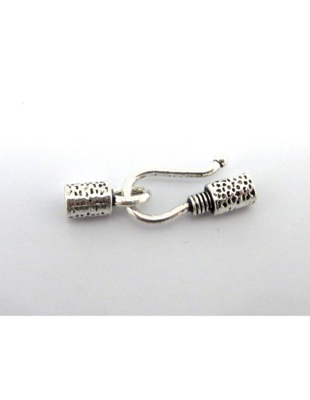 Fermoir crochet pour cordon de 3mm