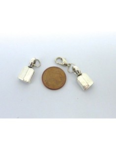 R-Fermoir mousqueton avec embout pour lanière de 6mm en... 2