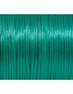 Cordon queue de rat 1mm bleu vert 2