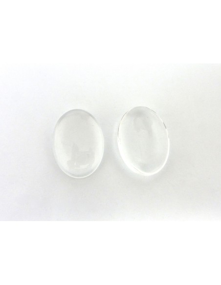 Cabochons ovale 18x25mm en verre