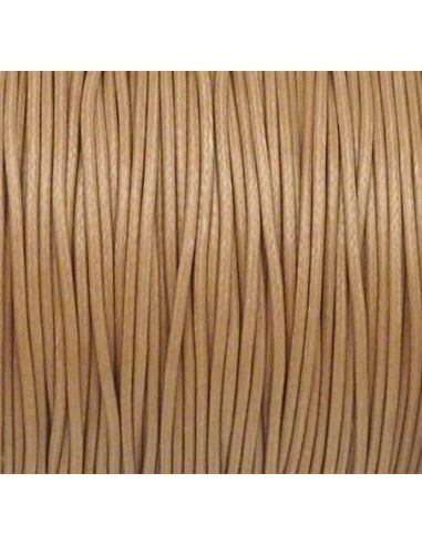 Cordon pour bijoux 1mm beige