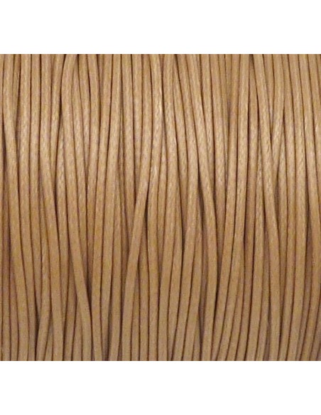 Cordon pour bijoux 1mm beige