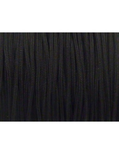 Fil pour bijoux noir 1mm